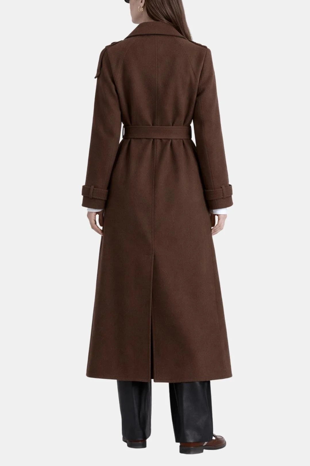 Violeta – Belted Double-Breasted Trench Coat with Refined Oversized Fit