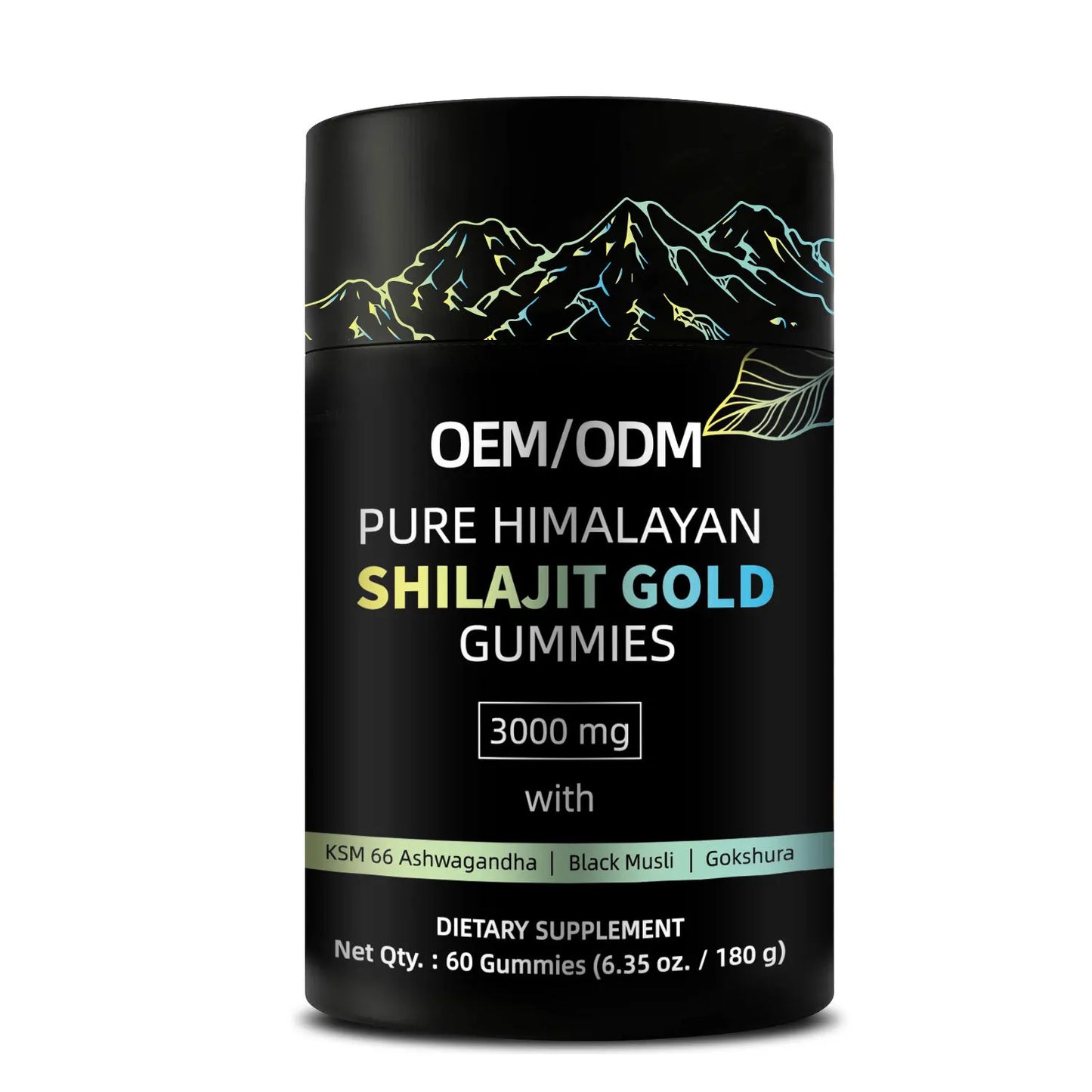 1 Bottle of Shilajit Gummies Vegetarianism Regulates Immunity Balances Nutrition and Maintains Energy and Health